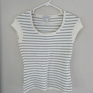 Club Monaco short sleeve sweater